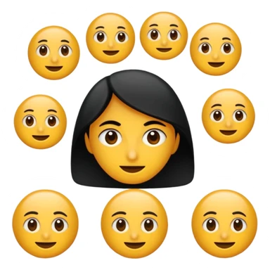 Elleri havada dil çıkartan sticker