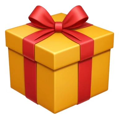 opened gift box sticker