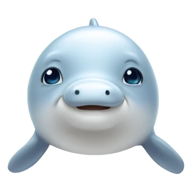 Cute beluga sticker