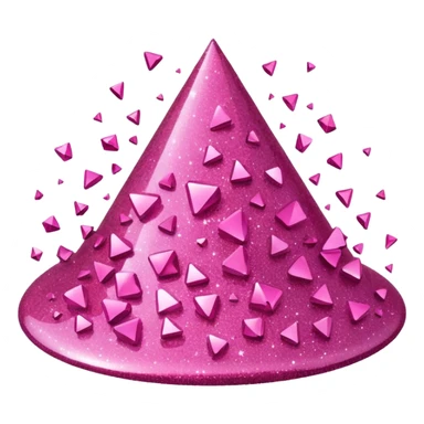 fill it with pink glitter sticker