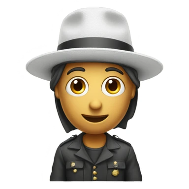 AI with European hat sticker