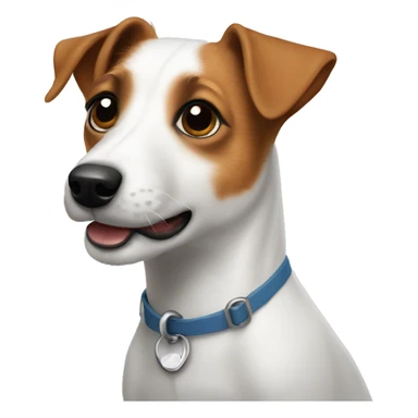 Jack Russell named Lucky sticker
