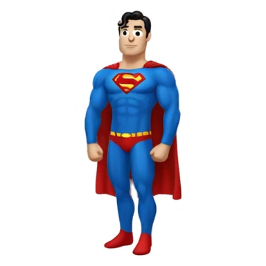 Superman In pajamask sticker