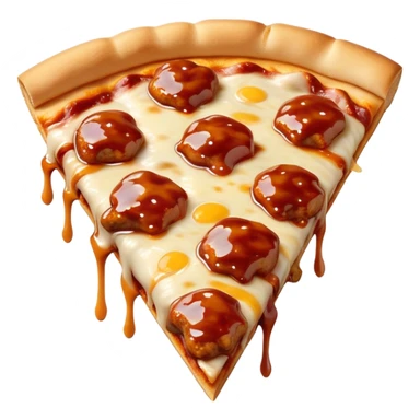 Barbecue chicken pizza  sticker