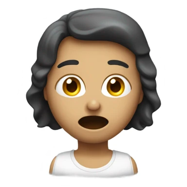 cara pidiendo silencion sticker