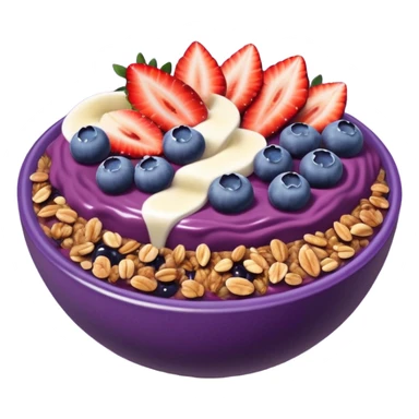 Açaí bowl sticker