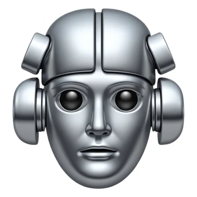 write "AI" with symbol of psychology  sticker