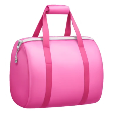 Pink gym bag  sticker