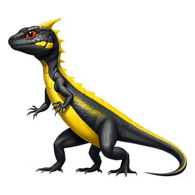 Salandit--Heliolisk-Helioptile-fusion  sticker