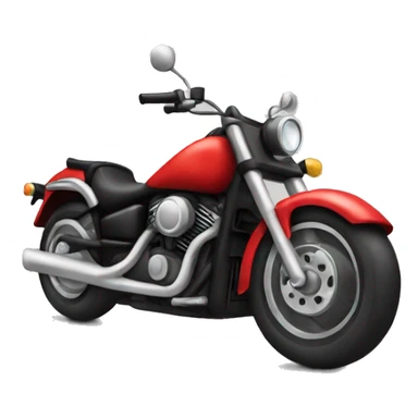 red and black motorcycle  sticker