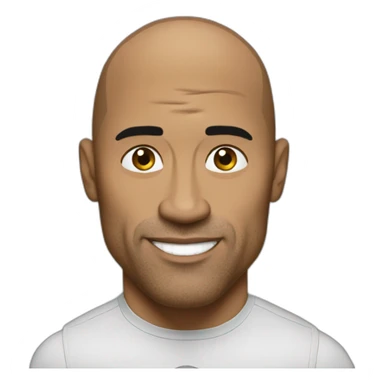 the rock working on apple macbook laptop sticker