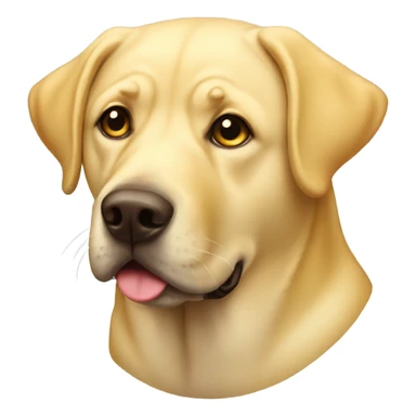 Fat yellow lab sticker