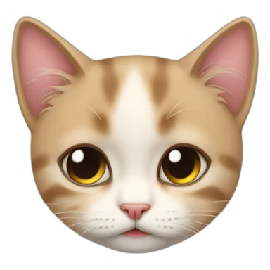 chaton triste sticker