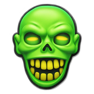 Limp Bizkit rock band logo neon green yellow slime  sticker