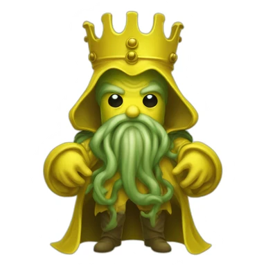 Hastert, King in Yellow of the Cthulhu Mythos sticker