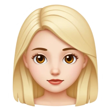 realistic portrait of girl sticker