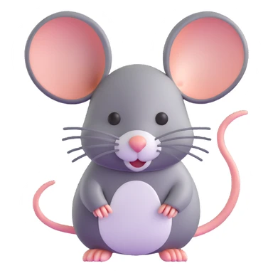 little mouse sticker