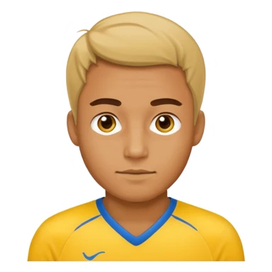 man with yellow jersey sticker