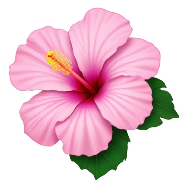 Pink Hibiscus Flower sticker