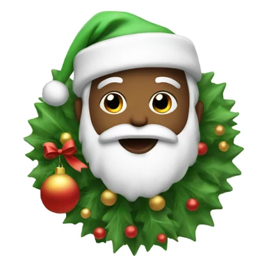 cute christmas emoji sticker