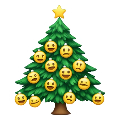 A Christmas tree that says besties  sticker