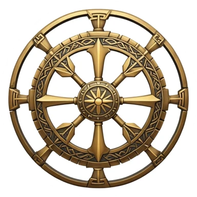 helm of awe runic style  sticker