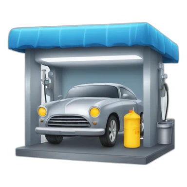 car wash station sticker
