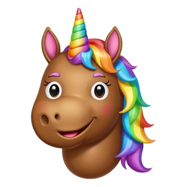 Poop unicorn  sticker