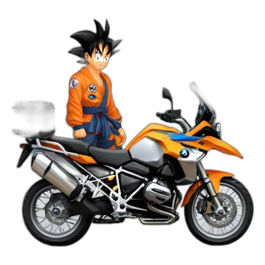 son goku bmw gs sticker