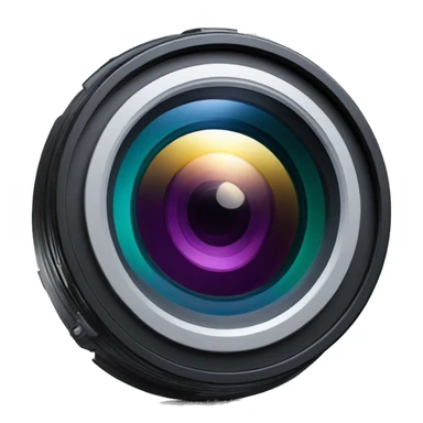 camera lens film strip inside sticker