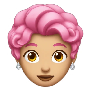 diamante rosado sticker