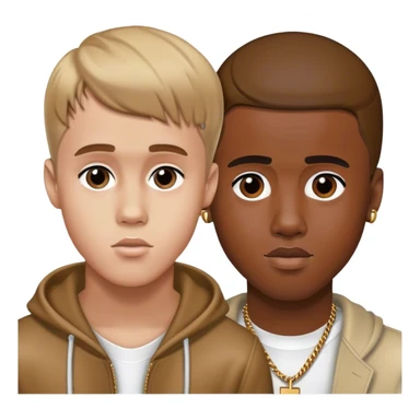 diddy and justin bieber sticker