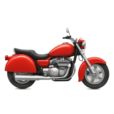 Red motorbike sticker