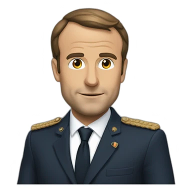 Macron qui ferait un bras de fer sticker