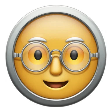 One Monacle glasses sticker