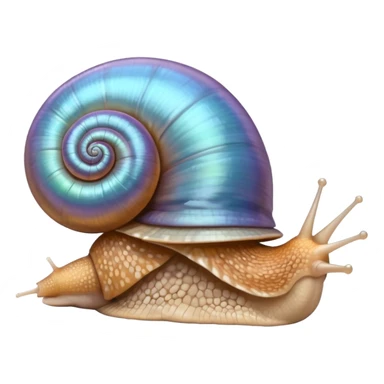 Delicate snail sticker