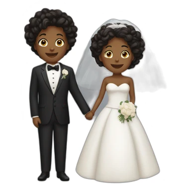 Two women married sticker