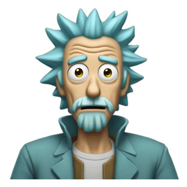 Rick Sanchez font un doigt d’honneur sticker