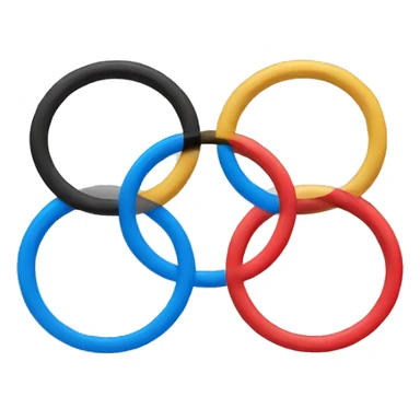 Olympic rings sticker
