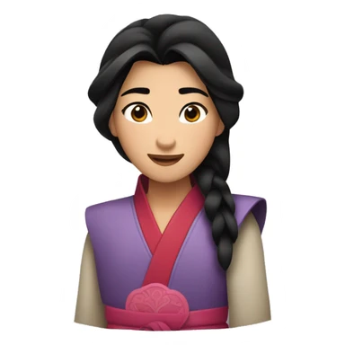 Mulan enamorada sticker
