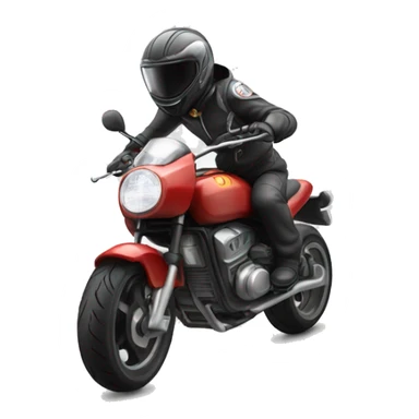 Motorbike R wheelie sticker