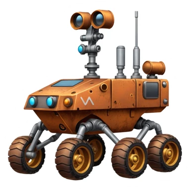 Mars rover sticker