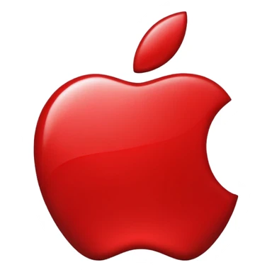 Apple logo sticker
