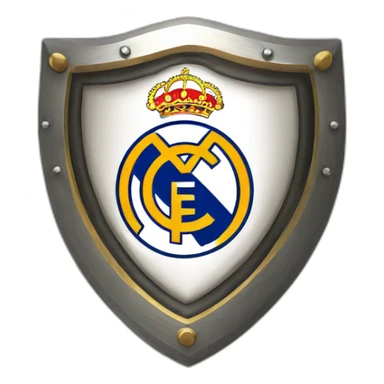 Real Madrid shield sticker