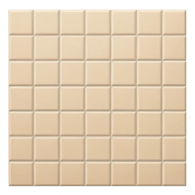 Beige Tiled wall with white grout sticker