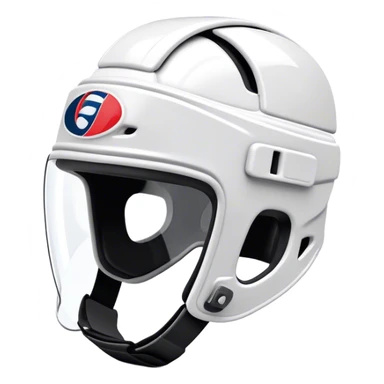 Cinematic Realistic image of AFL headgear featuring detailed cushioning and protective design elements, rendered with dynamic reflections on synthetic materials and set against a blurred action-packed background sticker
