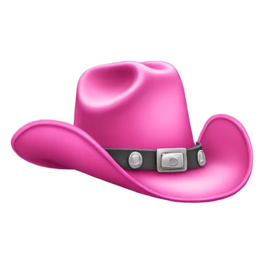pink cowboy hat sticker