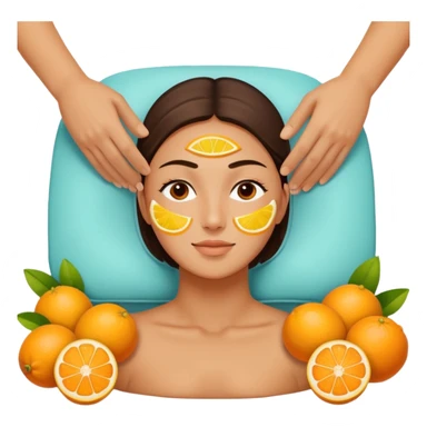 Massage therapy lemon & oranges  sticker