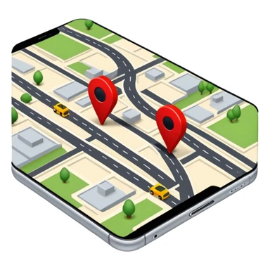 Karte mit einem Ziel sticker