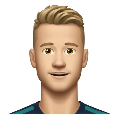 Kimmich qui met son doigt sur la tête  sticker